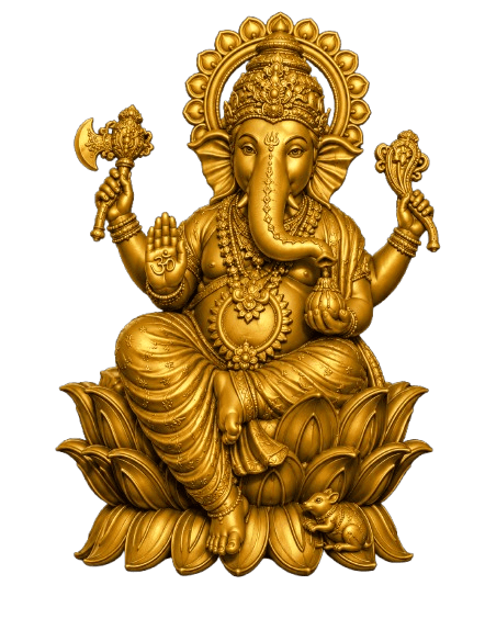 Ganesha on Lotus