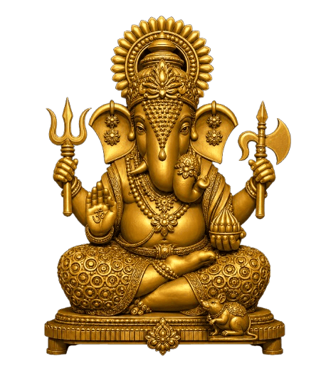 Ganesha with Trishul