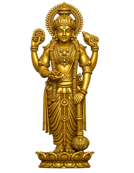 Vishnu with Sudarshana Chakra