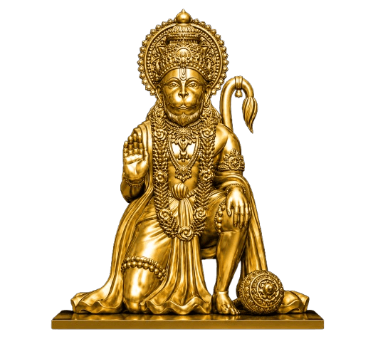 Hanuman Seated · Flat Base