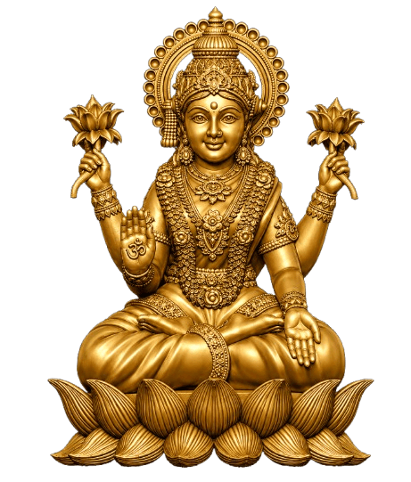 Lakshmi · Om Palm Round Lotus