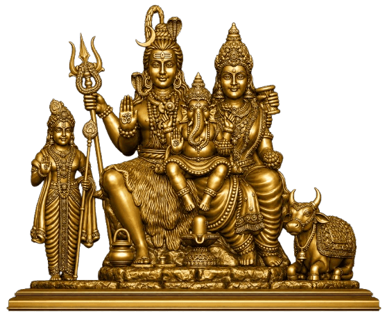 Shiva Parivar · Flat Base