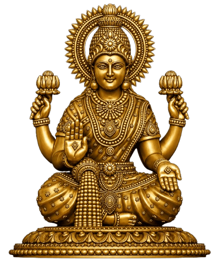 Lakshmi · Simple Seated with Coins