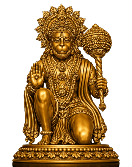 Hanuman Seated · Lotus Base