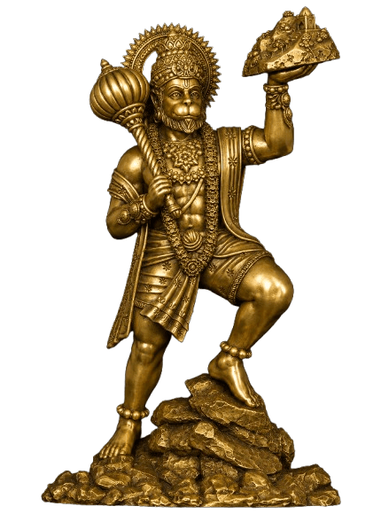 Hanuman with Sanjeevani Mountain